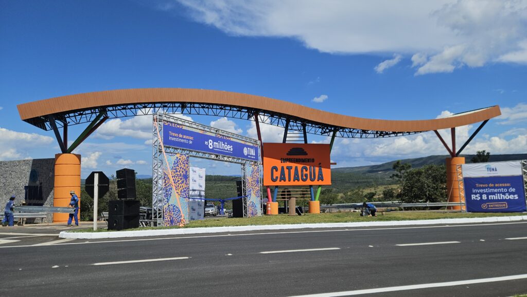 Inaugurado Trevo De Acesso Ao Tun Parque Aqu Tico Verboaria